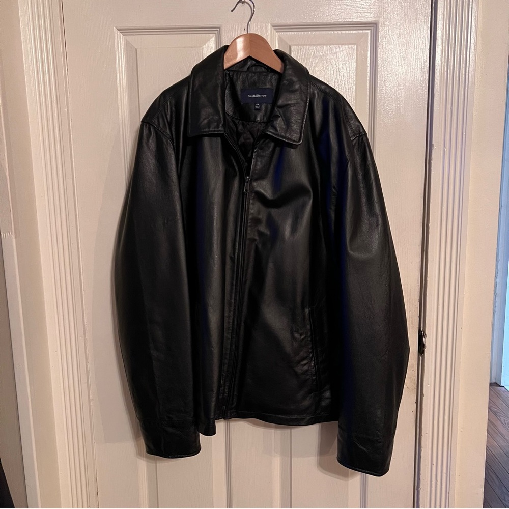 Men’s XL Croft and Barrow Leather Coat